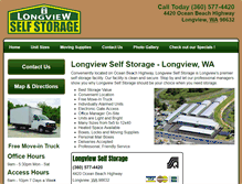 Tablet Screenshot of longviewselfstorage.net